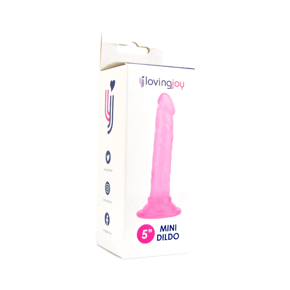 Loving Joy Dildo para Iniciantes 5 Polegadas Rosa