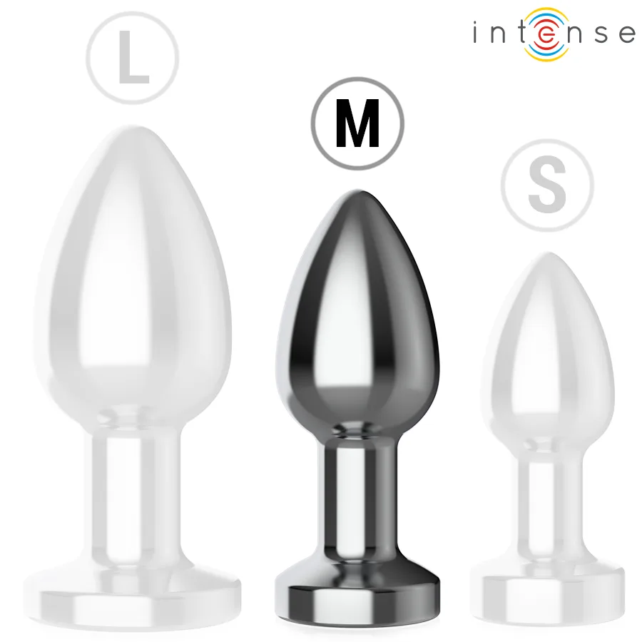 INTENSE - PLUG ANAL 10 VIBRAÇÕES METAL COM CONTROLE REMOTO M