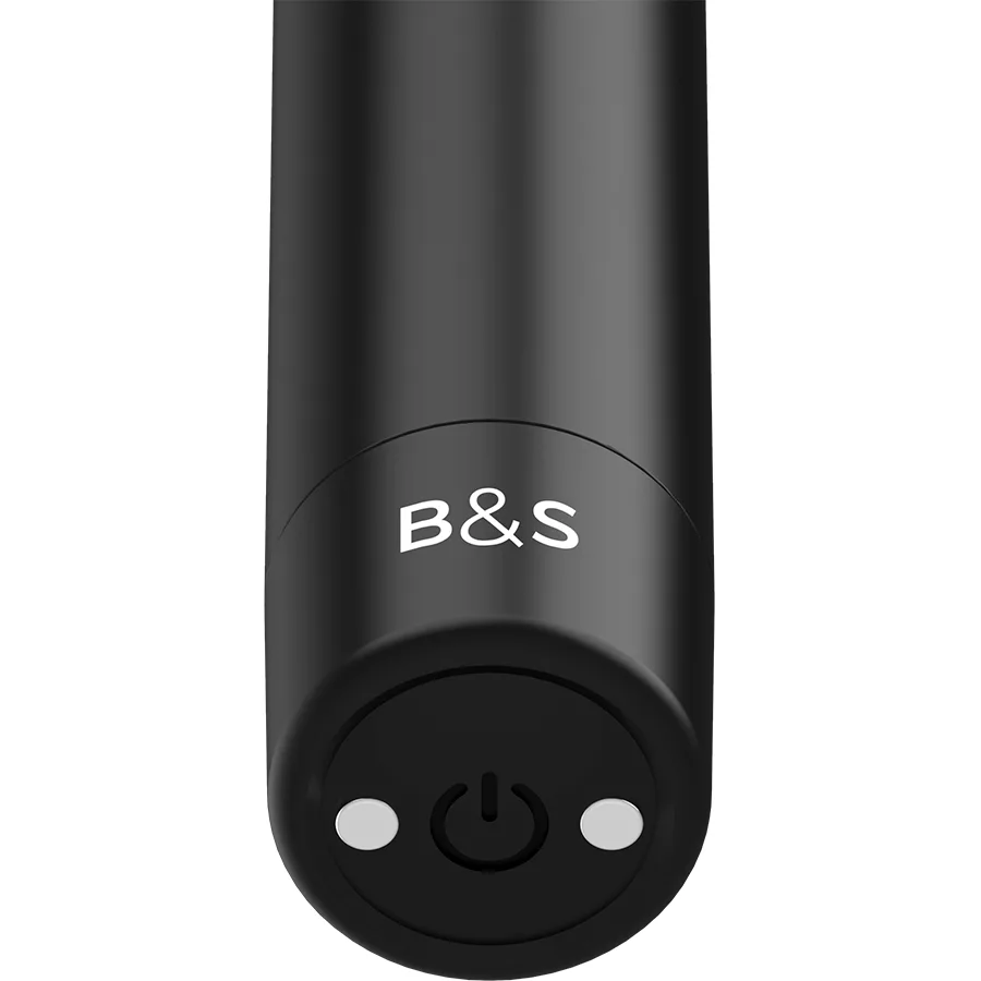 BLACK&SILVER - KERNEX 2 BLACK VIBRATING MAGNETIC BULLET