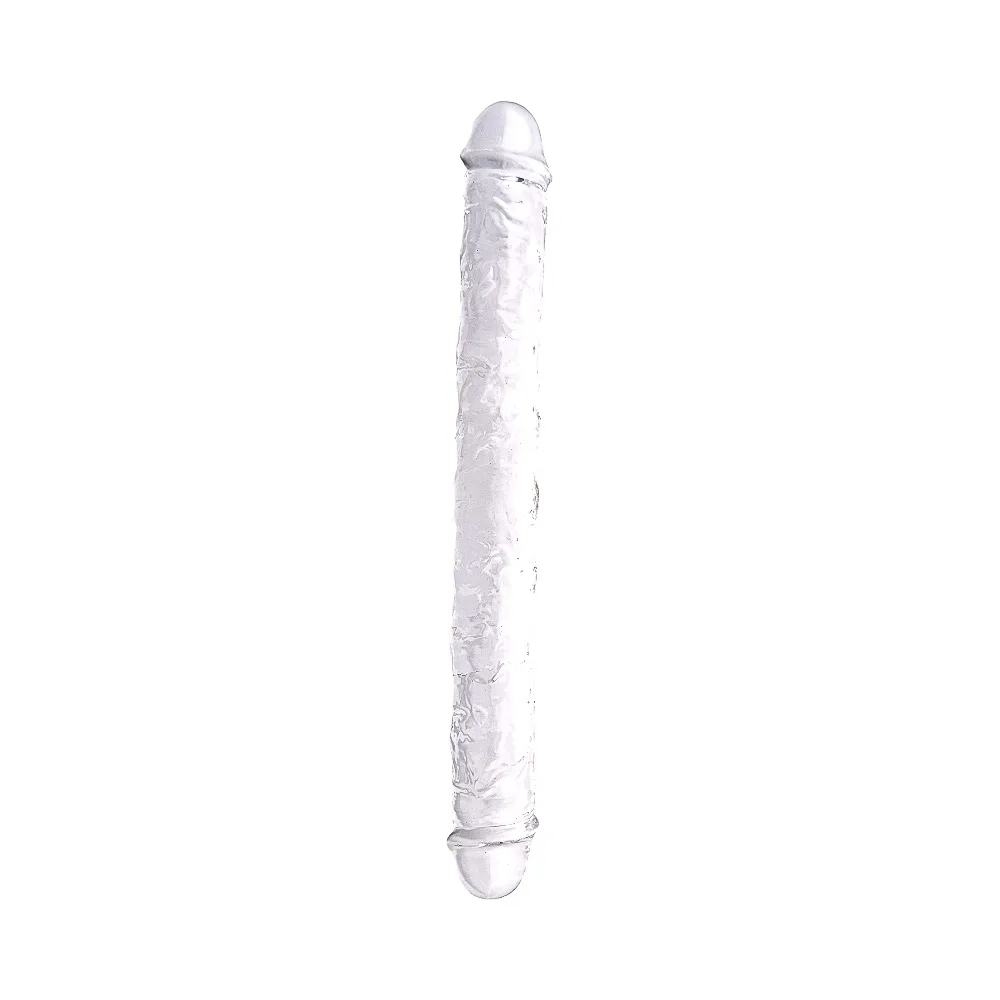 Loving Joy Dildo de Dupla Ponta 15 Polegadas Transparente