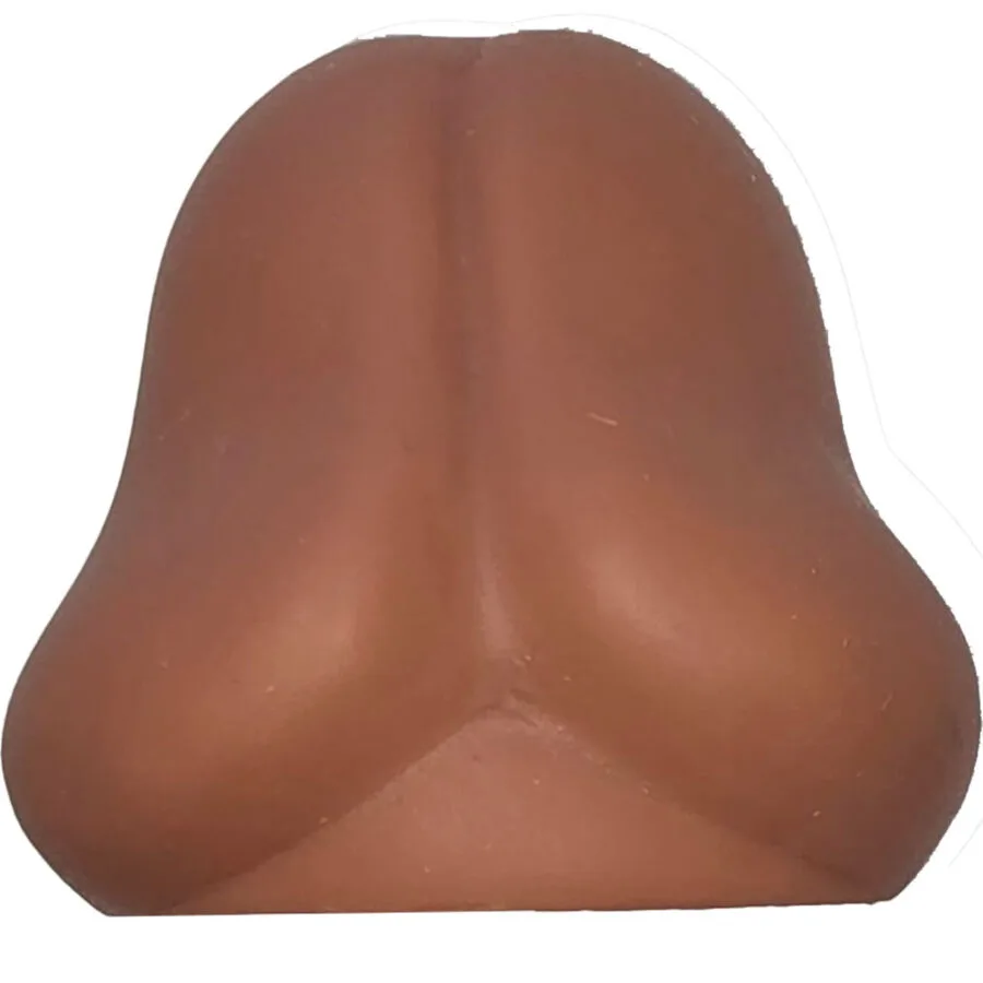 DIABLO PICANTE - PÊNIS ANTI-STRESS COR MARROM