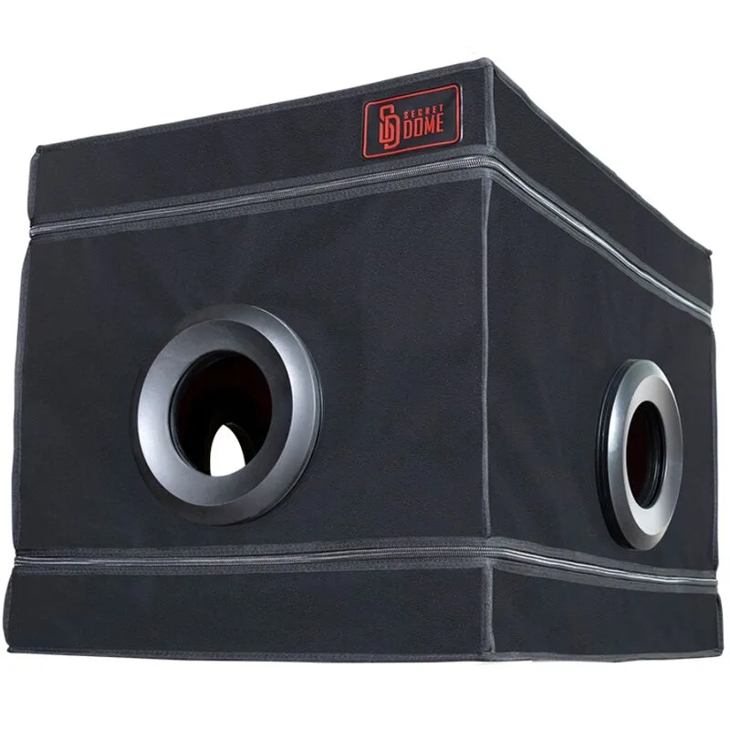 SECRET DOME - KINK CLUB LA NICHE CABIN PRETO E VERMELHO