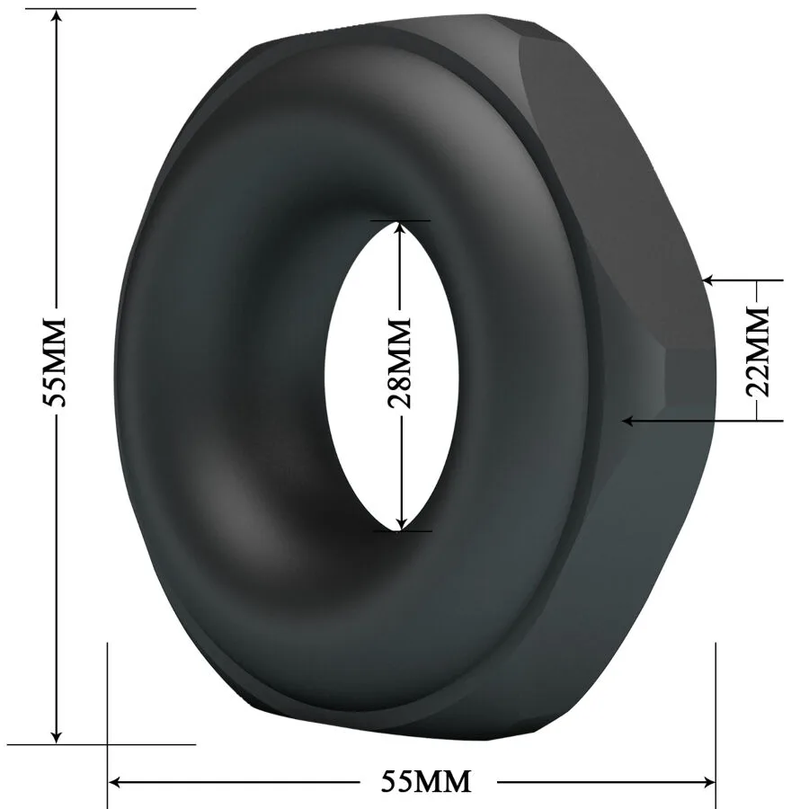 CRAZY BULL - ANEL DE SILICONE JARVIUS MODELO 14