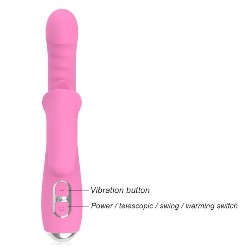 Nalone - T-May Vibrador Magic Stick Coelho - Rosa