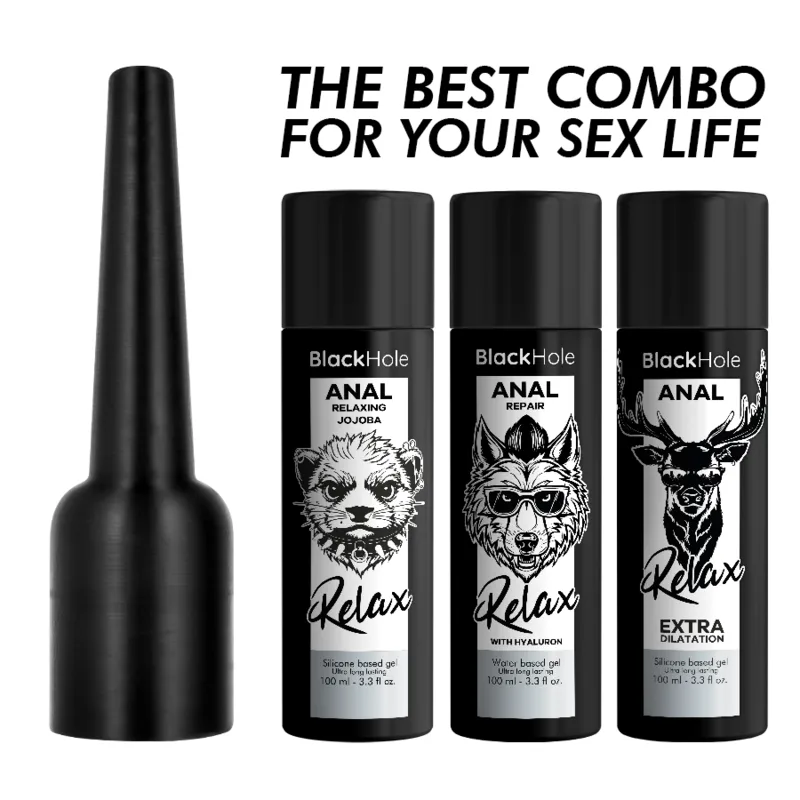 BLACK HOLE - ANAL LUBE APPLIER  L SIZE 100 ML