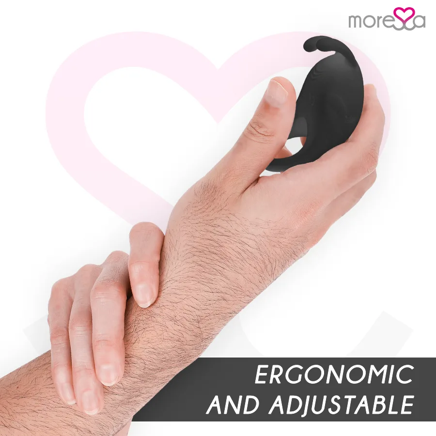 MORESSA - BRAD PREMIUM SILICONE RECARREGVEL PRETO