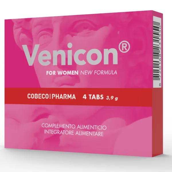 COBECO - VENICON SUPLEMENTO PARA LIBIDO FEMININO 4 CÁPSULAS