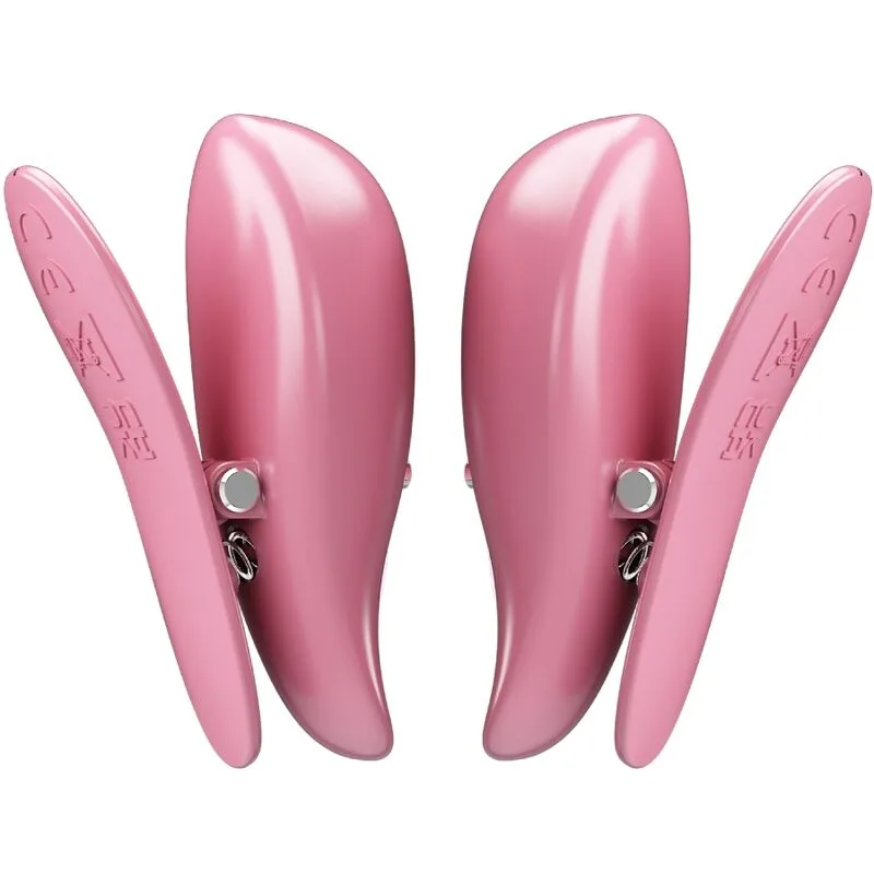 PRETTY LOVE - CAILEY NIPPLE CLAMPS 10 VIBRATIONS REMOTE CONTROL PINK