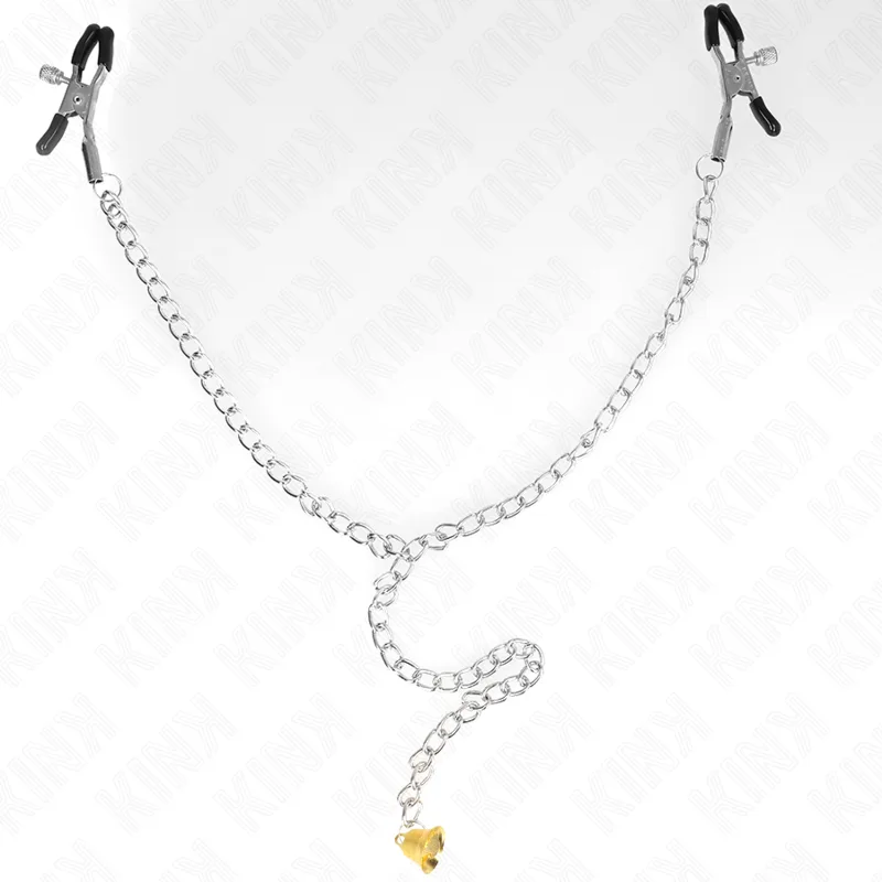 KINK - PINÇAS DE CORRENTE COM PINGENTE DE CHIFRE 30 CM