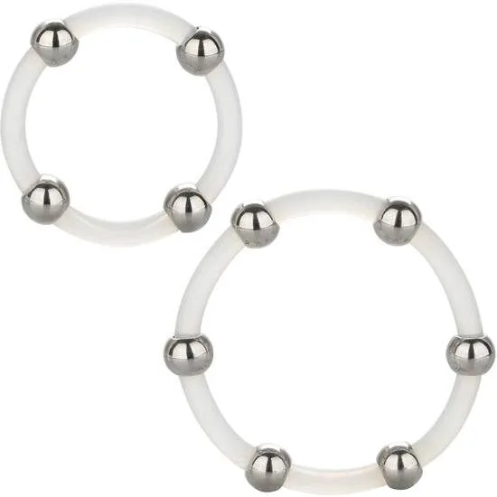 Calexotics - Conjunto de Anéis de Silicone com Fresas de ao