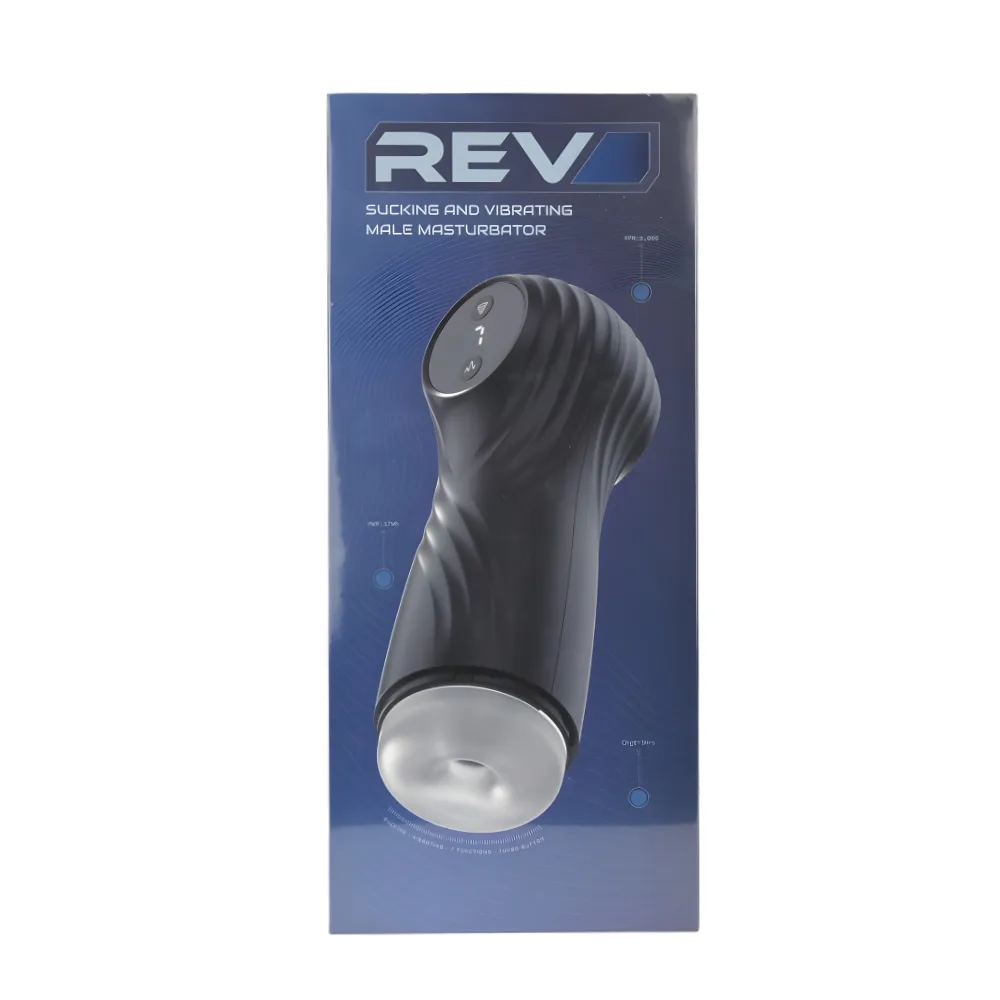 Rev Masturbador Masculino com Sucção e Vibração