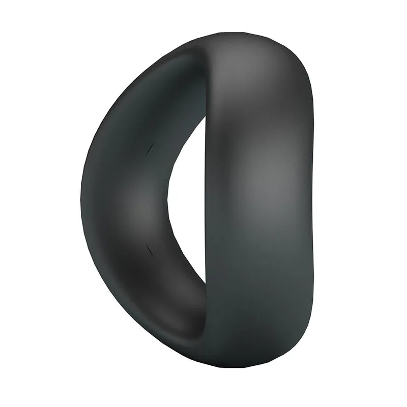 Crazy Bull - Valen Ergonomic Silicone Cock Ring Black