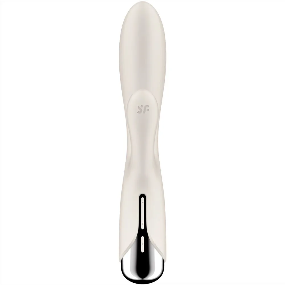 SATISFYER - SPINNING COELHO 1 CLITÓRIS E ESTIMULAO G-SPOT BEGE