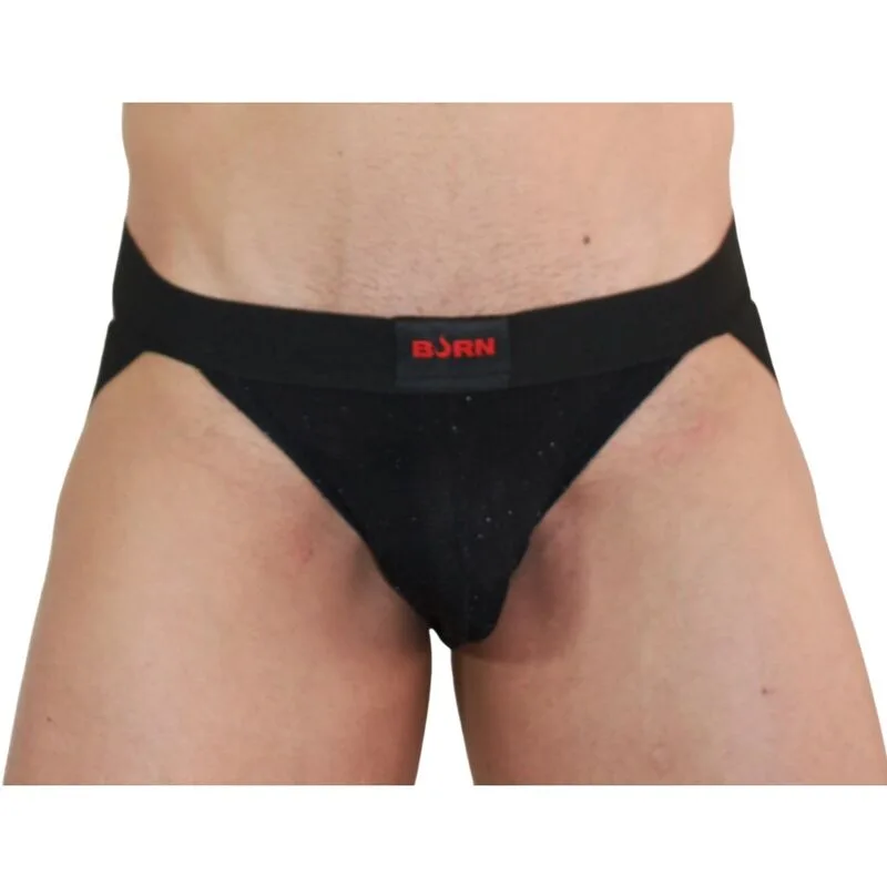 BURN - 003 JOCK SHINY BLACK