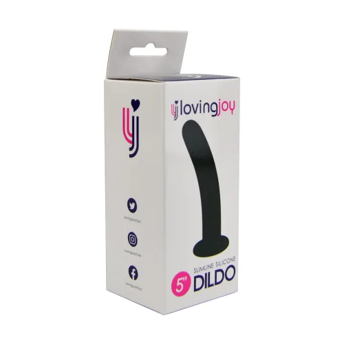 Loving Joy Dildo de Silicone Slimline 5 Polegadas