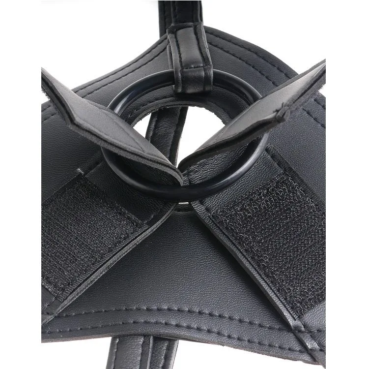 KING COCK - HARNESS COM PÊNIS NATURAL REALISTA 22,9 CM