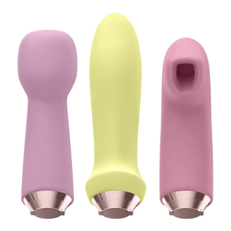 SATISFYER - MARVELOUS FOUR VIBRATOR & AIR PULSE SET