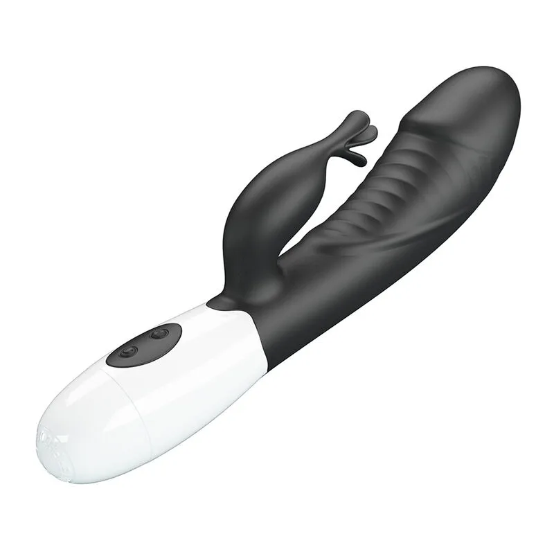 Pretty Love - Rasmussen 30 Function Rabbit Vibrator Black