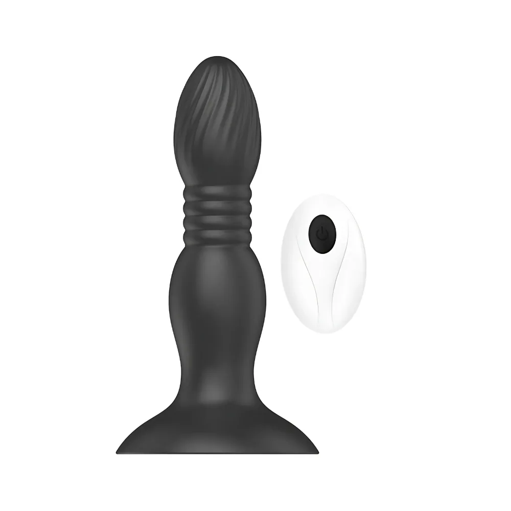 Toosh Plug Anal com Movimento e Controlo Remoto