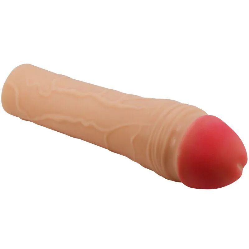 PRETTY LOVE - CHANE PENIS EXTENDER COBERTURA CARNE