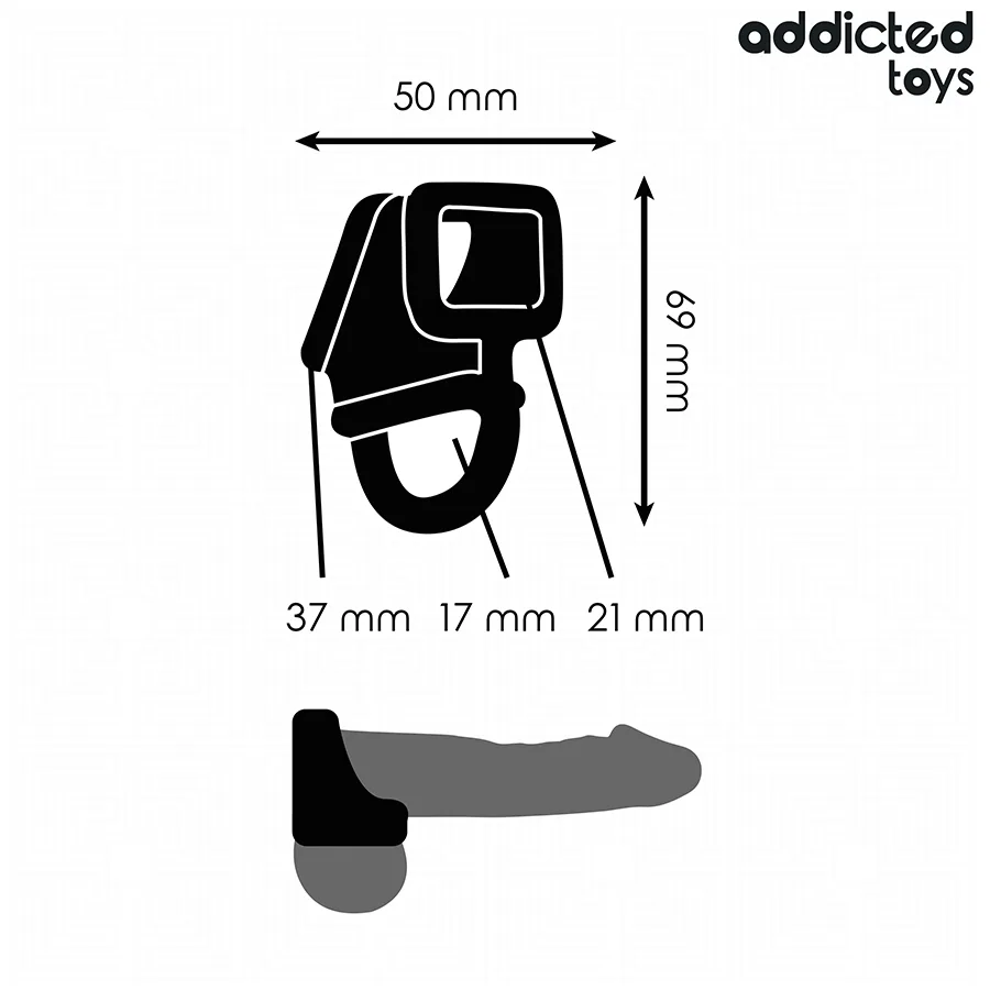 ADDICTED TOYS - ANEL DE GAIOLA PARA PÊNIS