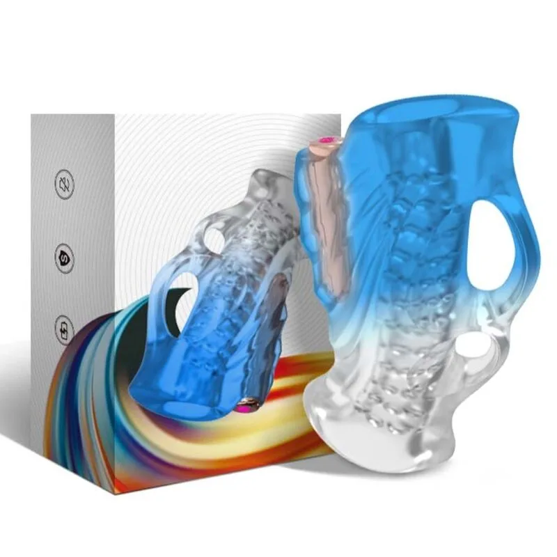 Armony - Masturbador Dedo e Vibrador Gradiente Azul