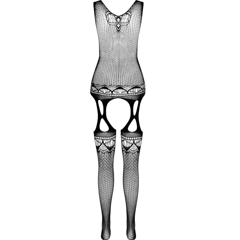 PASSION - BS099 BLACK BODYSTOCKING ONE SIZE