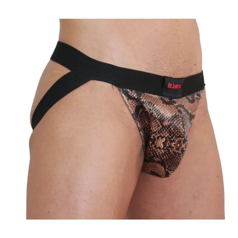 BURN - 002 JOCK SNAKE BLACK