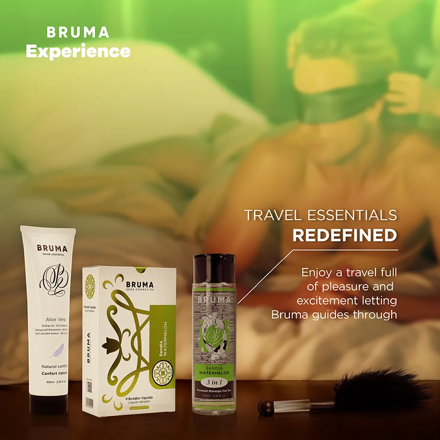 BRUMA XPERIENCE - SWEET TEMPTATION KIT VIBRO-ORGASMIC WATERMELON