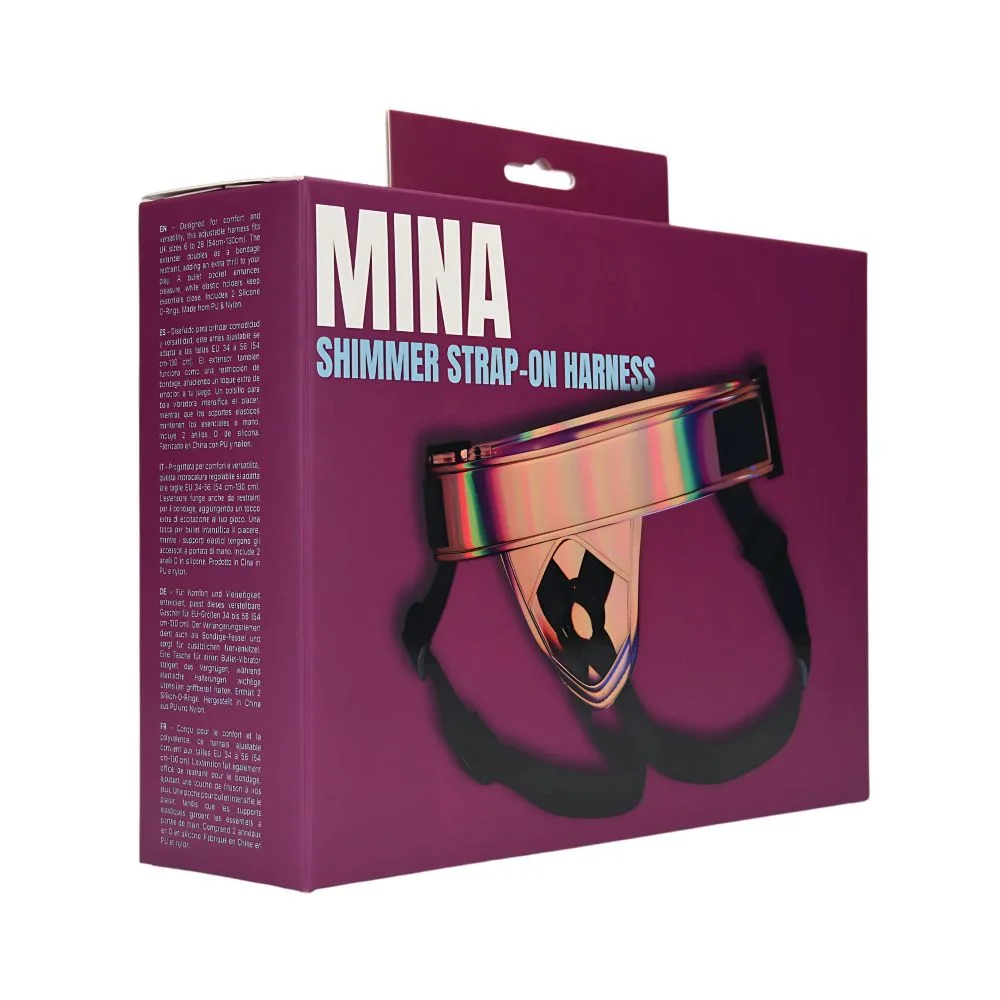Mina Shimmer Arnês Strap-On