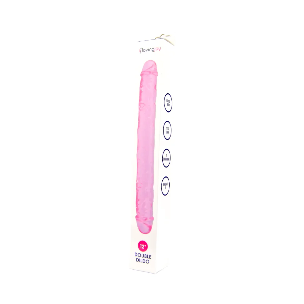 Loving Joy Dildo Duplo 12 Polegadas Rosa