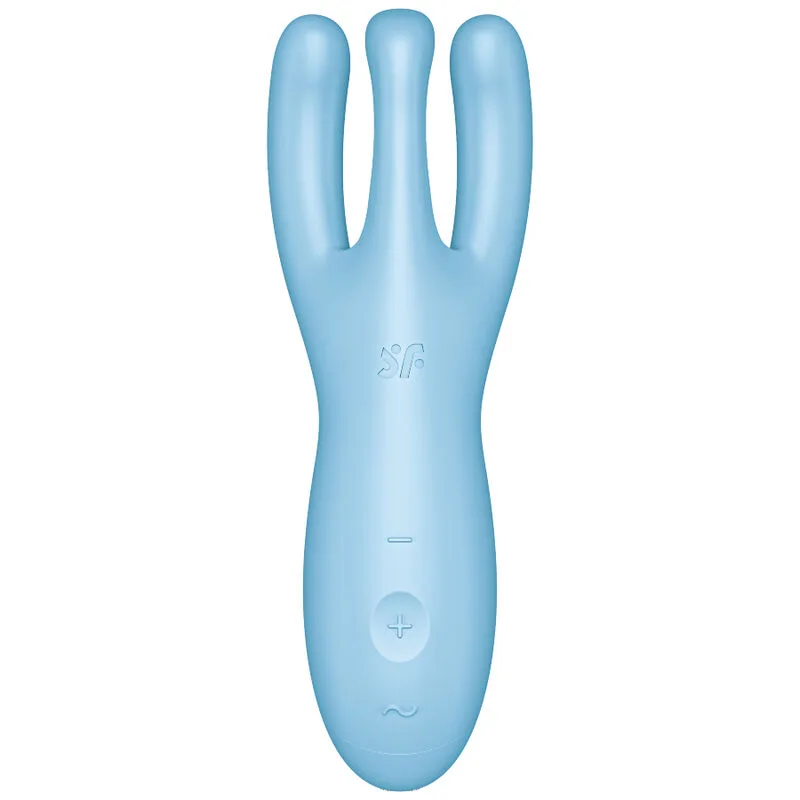 SATISFYER - THREESOME 4 VIBRATOR APP BLUE