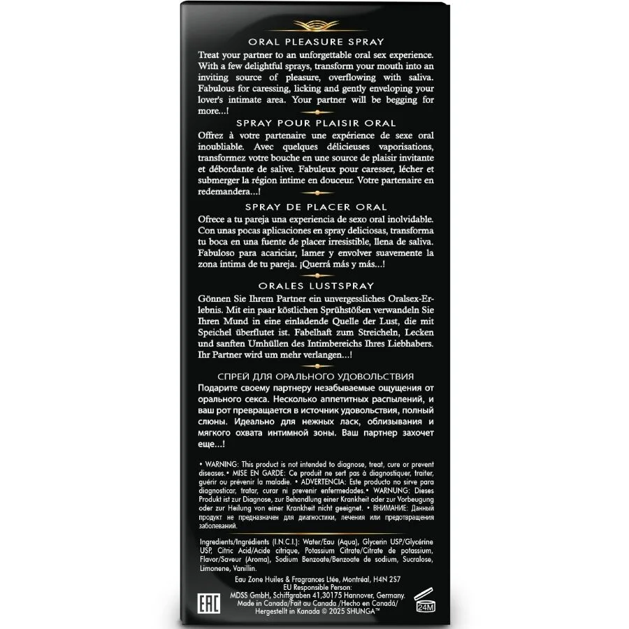 SHUNGA - WAVES PLEASURE SPRAY ORAL SEDUCTIVE WATERMELON 20 ML