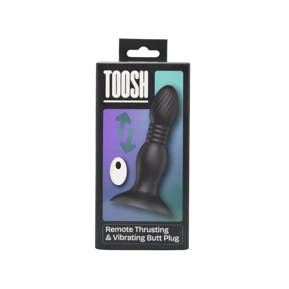 Toosh Plug Anal com Movimento e Controlo Remoto