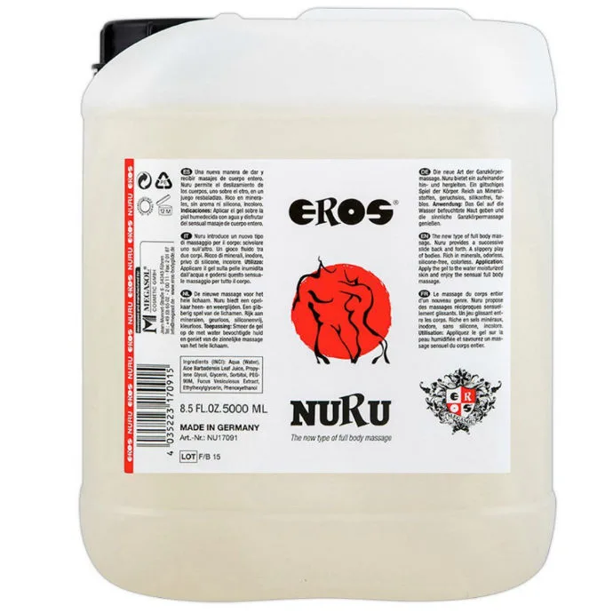 Eros - Óleo de Massagem Nuru Rico em Mineral 5000 ml