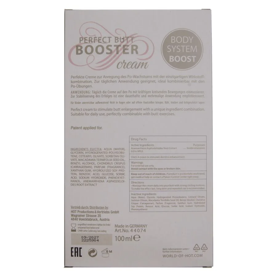 HOT - CREME PARA AUMENTAR O BUMBUM XXL 100 ML