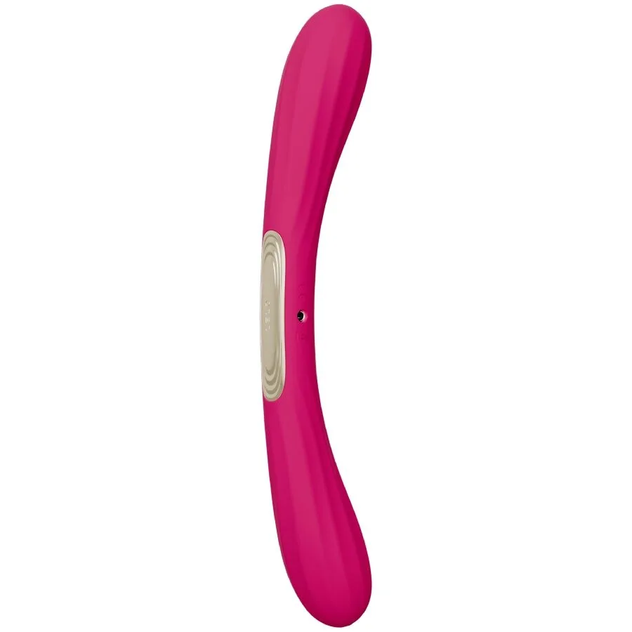LELO - BOOMERANG VIBRADOR DE PONTA DUPLA CEREJA