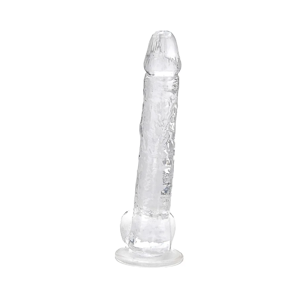 Loving Joy Dildo 11 Polegadas com Testículos Transparente