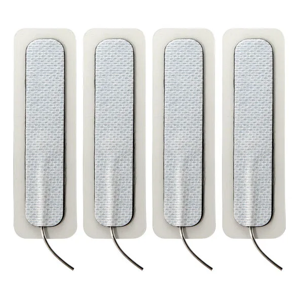 ELECTRASTIM - 4 X LONG SELF ADHESIVE PADS 1.5 CM X 7.5 CM