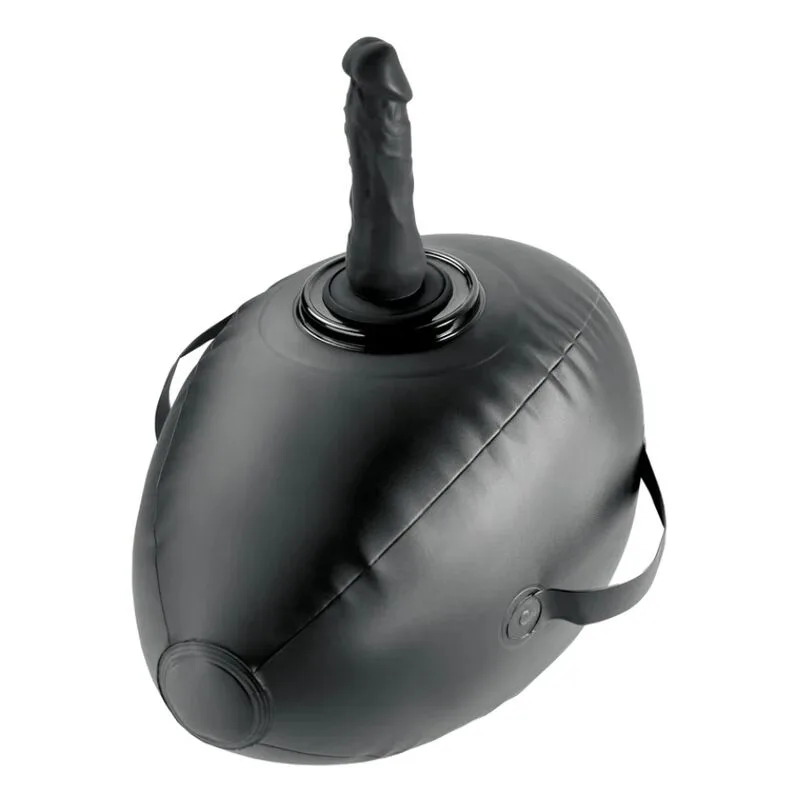 Fetish Fantasy Series - Body Dock Bola de Amor Inflável com Dildo Preta 41,9 cm