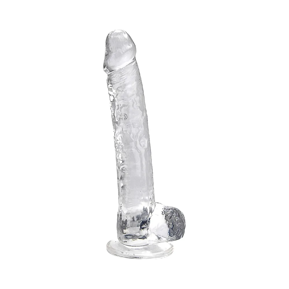 Loving Joy Dildo 11 Polegadas com Testículos Transparente
