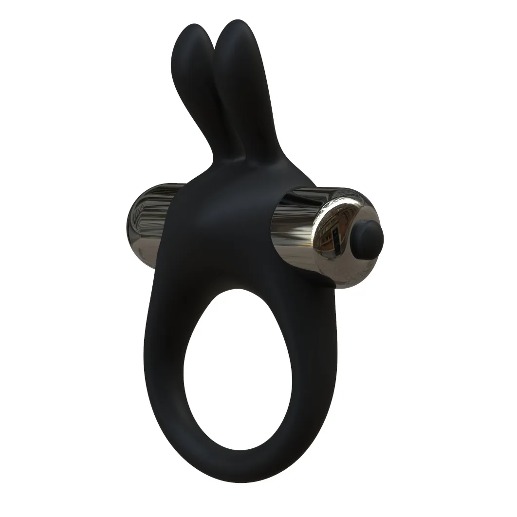 JoyRings Anel Peniano Vibratório Rabbit de Silicone