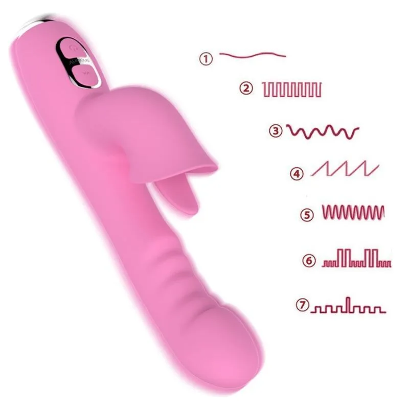 Nalone - T-May Vibrador Magic Stick Coelho - Rosa