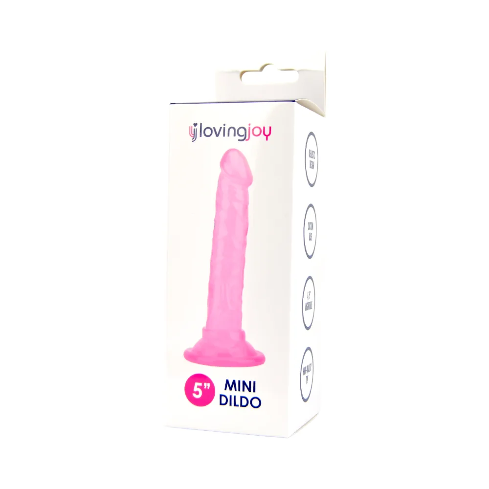 Loving Joy Dildo para Iniciantes 5 Polegadas Rosa