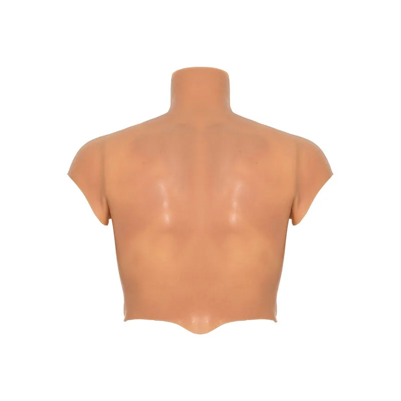 HIDDEN DESIRE - ALTER EGO SILICONE MALE TORSO SHIRT WITH ABS FLESH