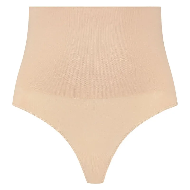 BYE-BRA - CINTO SEM EMENDA ESTILO TANGA BEIGE TAMANHO