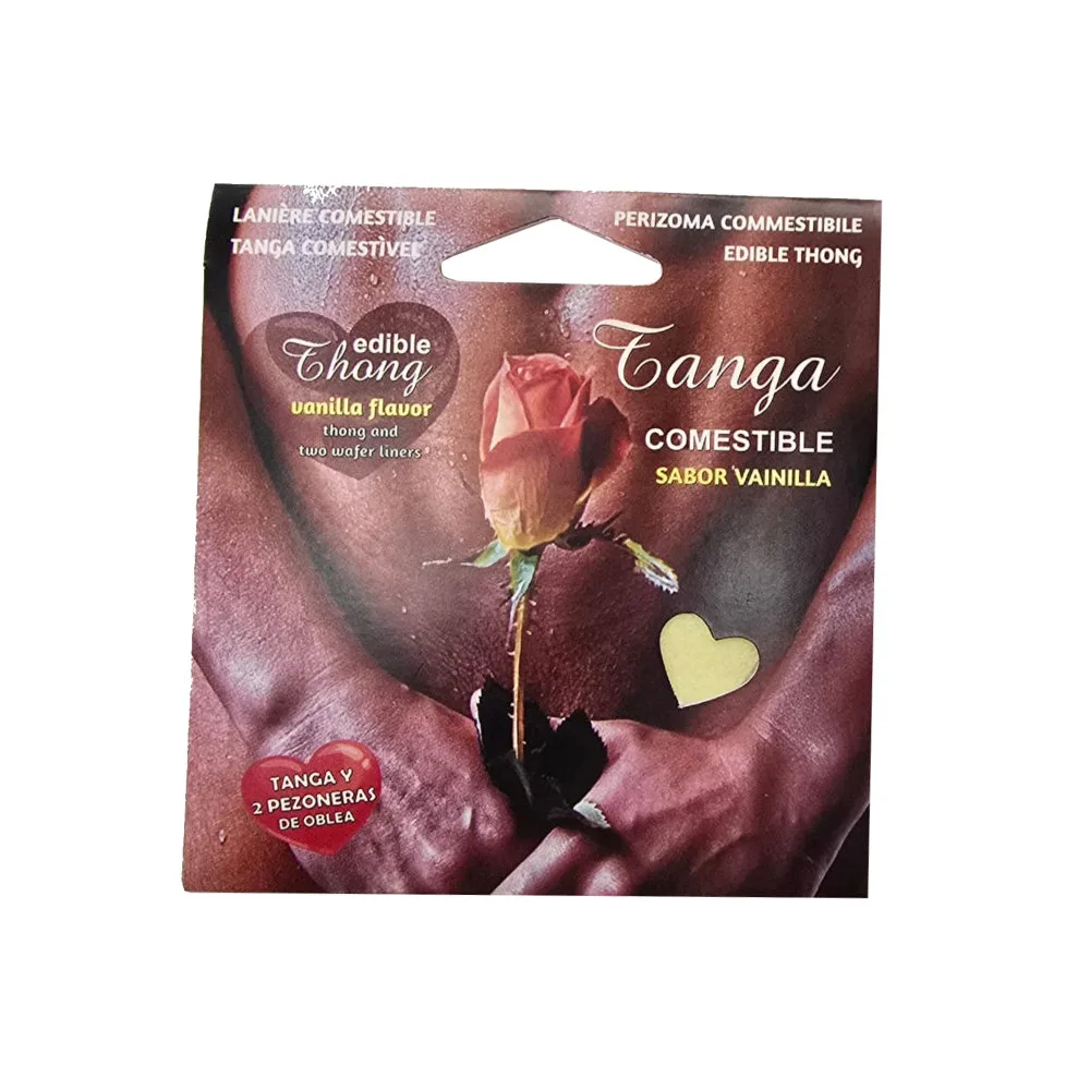 Edible Wafer Thong for Men Vanilla Flavour