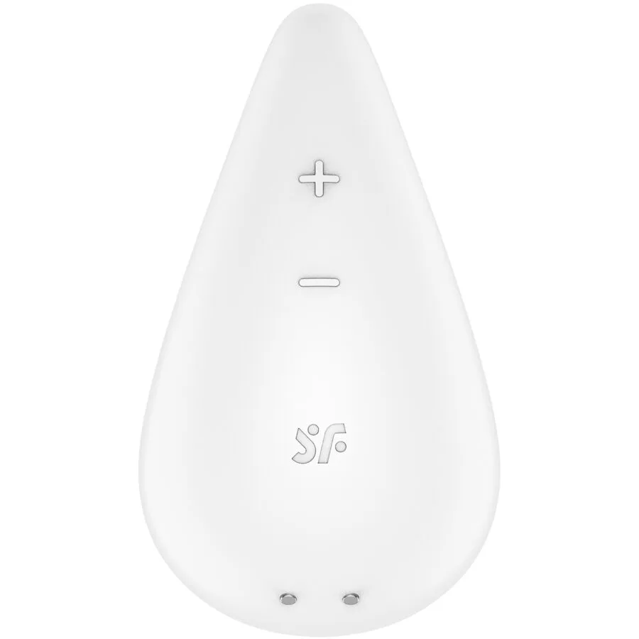 SATISFYER - VIBRADOR DEW GOTA LAY-ON BRANCO