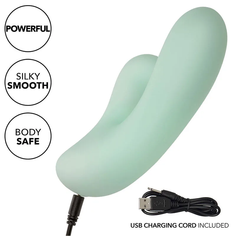 CALEXOTICS - PACIFICA FIJI VIBRATOR & ESTIMULATOR G SPOT 10 VIBRATIONS AQUA