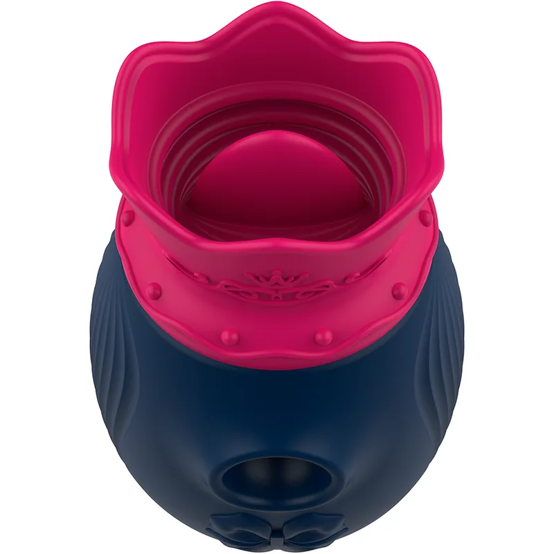INTENSE - CLITORIS STIMULATOR 10 SUCTION AND LICKING MODES - BLUE